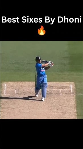 Best sixes by MS Dhoni in cricket. #cricket #viral #dhoni