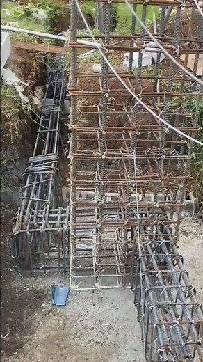 column and tie beam junction reinforcement #construction