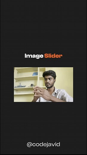 Codejavid on Instagram: "Today’s reel is about how to create a image slider using HTML and Javascript Complete Code: https://codepen.io/jgnacademy/pen/BaEeJPj @codejavid More and more CSS & JavaScript content will be seen . Explanations, Tricks, Cheatsheets keeping previous stuffs like reels and projects as it is. Hope you enjoy it. If you want to see something more. Do let me know in the comments. • . Tags #webdevelopment #webdesign #webdeveloper #html #css #javascript #reactjs #uiux #code #des