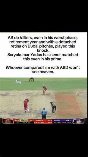 AB de Villiers, even in his worst phase, retirement year and with a detached retina on Dubai pitches