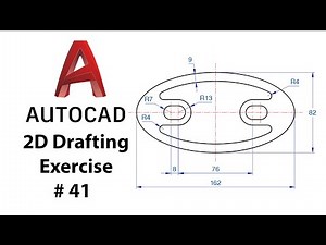 AutoCAD 2D Drafting Exercise # 41 - Basic to Advance in Hindi