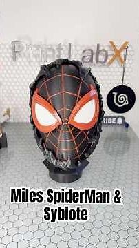 3D Printing Miles Morales Spider-Man Mask & Symbiote | Full Build #spiderman #milesmorales #cosplay