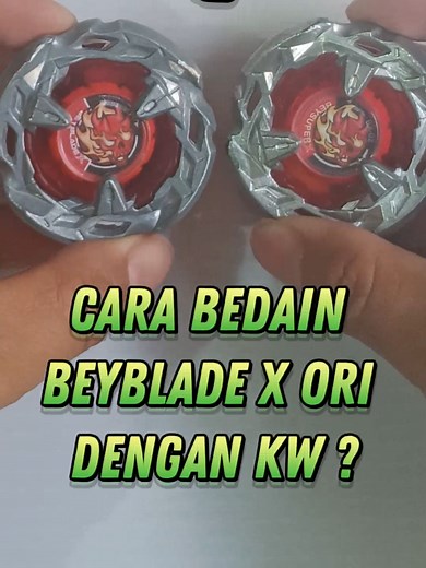 Cara mudah membedakan beyblade x ori dengan kw #beyblade #hobimasakecil