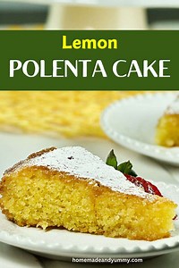 Easy Lemon Polenta Cake