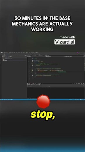 30 minutes in The base mechanics are actually working