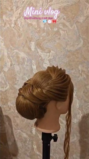 Day:-33 make-up & hair class💮 #beginners #ytshorts #trending #likeforlikes #diyhairstyle