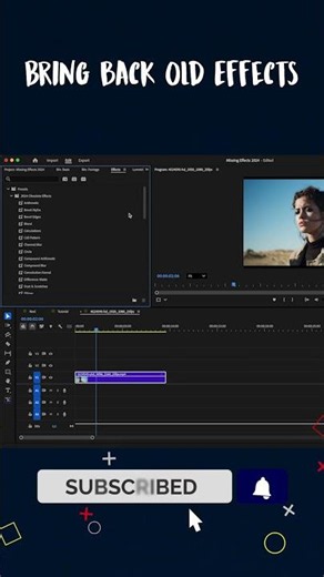 Bring Back Missing Effects in Premiere Pro! #shorts