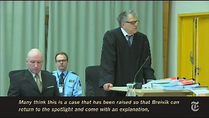 Norwegian Killer Gives Nazi Salute