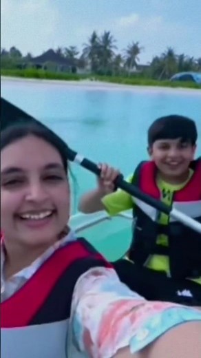 Lost in Maldives' peaceful waves 🌊✨ |Ep 841| Aayu and Pihu Show | Video Credit- ‎‎⁨‪@AayuandPihuShow‬