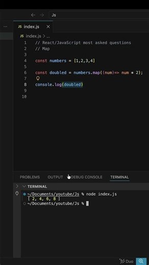 JavaScript Map Explained in 60 Seconds #coding #reactjs #programming #reactjstutorial