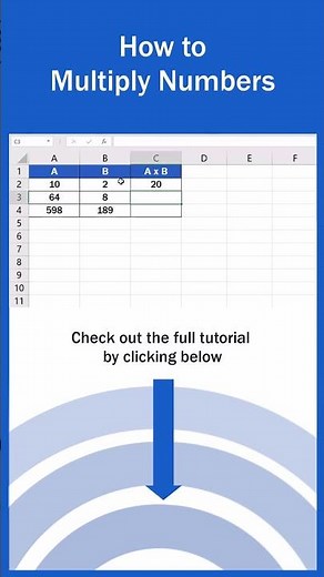 How to Multiply Numbers in Excel