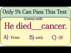 Are You Smarter Than 95% of people? Take This Ultimate Grammar Test!