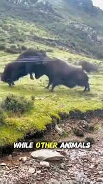 The Living Tank: Why You Should Never Challenge a Bison 🦬 #AnimalFacts #Nature #shortsfeed