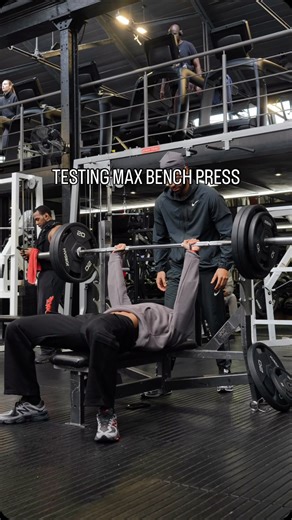 Dre Gainz on Instagram: "I need them 3 plates ASAP 🙄 I’m definitely gonna start training the 3 big compounds a lot more & seeing how it goes. Fit from @dfyne.official use code DREGAINZ for 10% off #gym #benchpress #fitness #dregainz #reels"