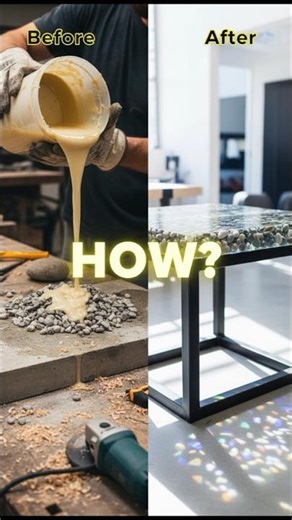 Making an Impossible Floating Stone Bench! 🪨🏗️ ‎#ModernCraft #ResinArt #WorkshopLife #EngineeringArt