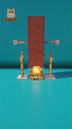 Minecraft Campfire Cooking Idea