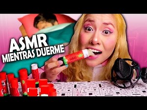 ASMR Material Escolar COMESTIBLE mientras DUERME | Pegamento de Gomita DIY a Media Noche
