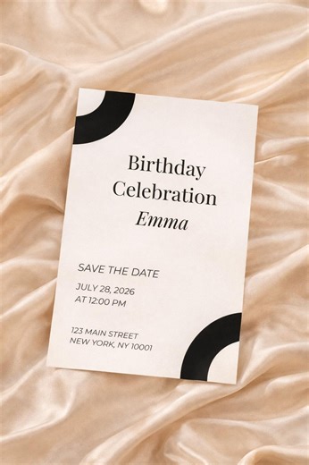 Simple & Elegant: Invitation, Menu Card and Welcome Sign Set - Editable in Canva, Instant Download - Etsy