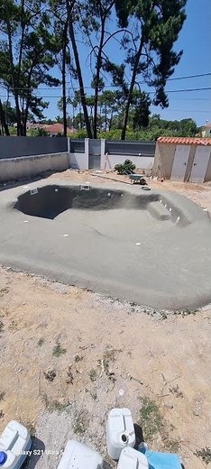 piscina de areia pare 2 isolamento pronto agora vem o revestimento com areia