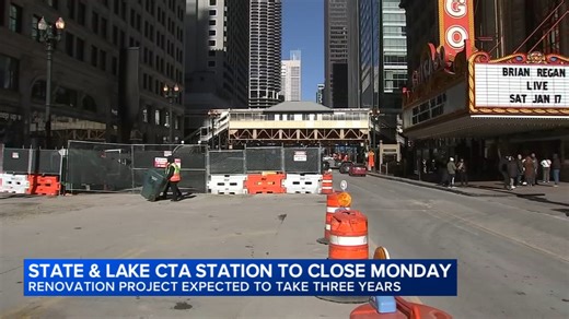 Commuters brace for Monday's start to yearslong reconstruction of downtown CTA station