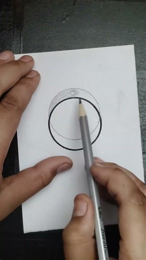 3D Floating Ring Illusion Drawing 😱 | Easy Step-by-Step Tutorial | Realistic Art Trick #shorts