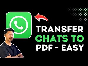 How To Transfer WhatsApp Chats To PDF