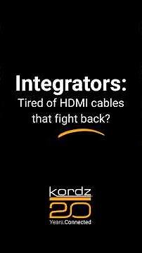 Designed by Integrators: HDMI Cables That Just Work