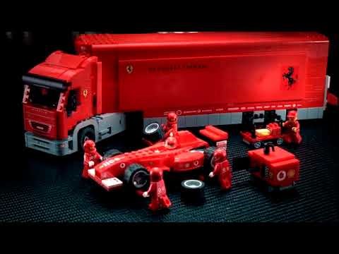 LEGO Racers 2006 Scuderia Ferrari Truck 8654 TV Commercial HD With David Bateson