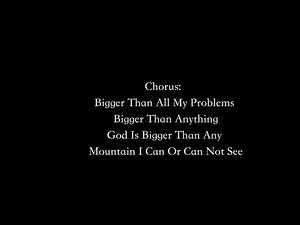 Melody Emmanson - Bigger Than All My Problems (Lyrics)