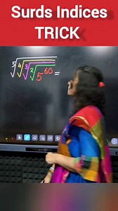 43K views · 332 reactions | Surds and indices tricks for fast calculation  , Speed Maths Tricks for SSC, Railway & Bank Exams #ssc #cgl2024 #rrbntpc #maths #viralvideoシ #SSC #surdsandindices #speedmaths | Maths is easy | Facebook