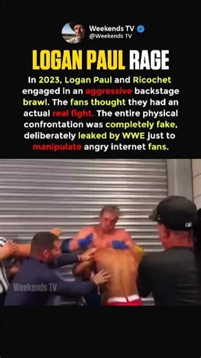 The WWE “Fight” That Fooled Fans #shorts