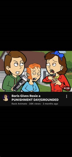 Boris Punishes Rosie in a Grounded Episode