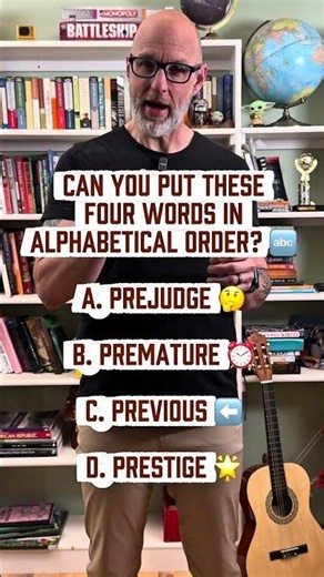 Can you put these four words in alphabetical order? #dictionary #spelling
