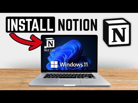 How To Install Notion Deskop App on Windows 11 PC or Laptop