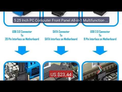 5.25 Inch PC Computer Front Panel All-in-1 Multifunction Card ... — Best Buy 2026 | Great Quality!