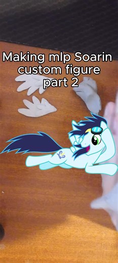 mlp Soarin custom figure part 2! #mlp #mylittlepony #ponies #pony #art #clayart #custom #mlpcustom #mlpedit #soarin #mlpsoarin #mlpfim #mlpfigure #figure #timelapse #handcrafts #fy #dc #fyy #fyyyy