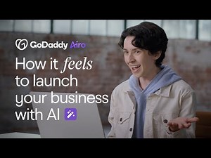 How it feels to launch your business with AI and GoDaddy Airo® Part 1