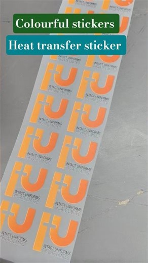 DTF Sticker heat transfer , #views #shortsfeed #dtfprinting