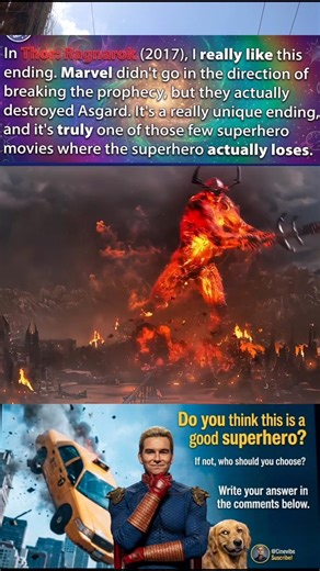 The Tragic Triumph of Thor: Ragnarok #mcu #fire