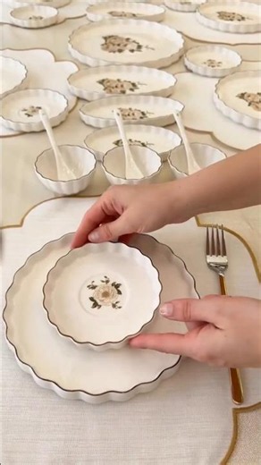 Elegant White Porcelain Dinner Plates 2026 | Luxury Ceramic Plate Set for Home & Party Dining