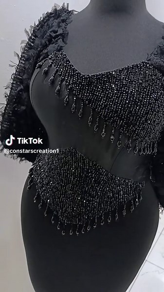 Elegant Beaded Black Dress Styles for Special Occasions