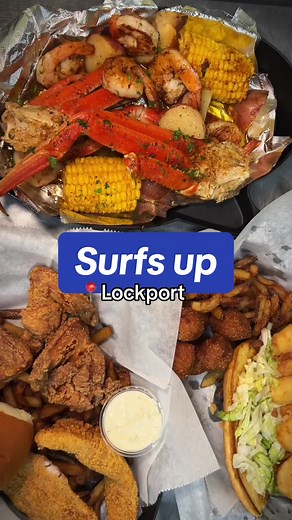 Must try seafood spot in the Chicago Suburbs #surfsuplockport 📍Lockport, IL This place really took us by surprise. If you love seafood then you need to try this place! Highly recommend the wings, garlic fries, seafood boil & of course the beignets!! #Chicago #friedchicken #seafood #illinois #suburban #restaurant #smallbusiness #surfsup