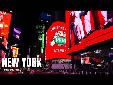 Walking Tour 4K NYC | Rare Calm After Midnight Times Square NYC