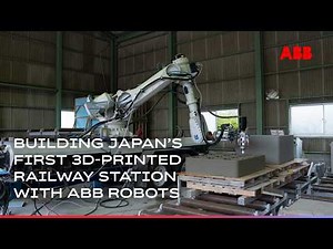 ABB robot helps Serendix build Japan’s first 3D-printed railway station