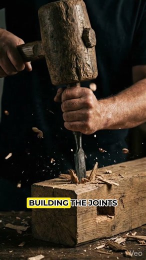 Pure Woodworking ASMR: Cabin Edition 🏕️ #shorts #woodworking