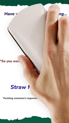 The Straw Man Fallacy In 20 seconds Explained | Thinkora Sessions