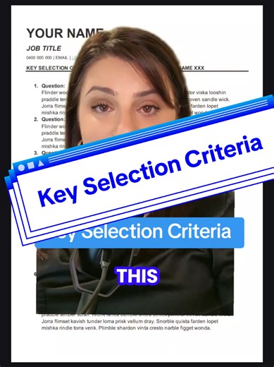 Essential Key Selection Criteria for Government Jobs