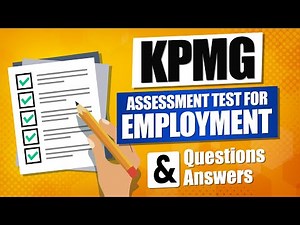 How to Pass the KPMG Hiring Test: Full Practice with Solutions Explained