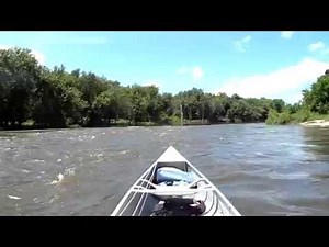4hp motor on canoe.