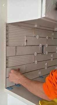 Splashback tiling #tiles #diy #qlhtiling